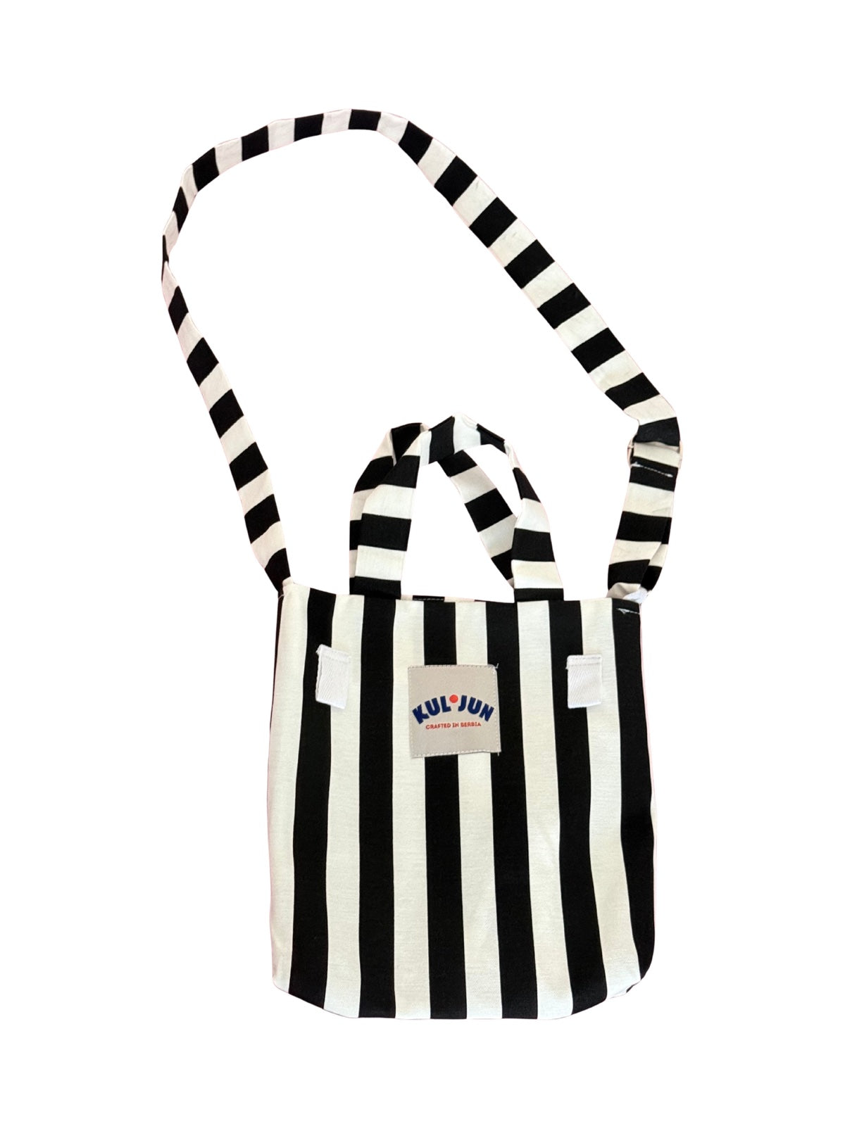 crossbody torba, ceger, crno beli ceger, decja torba, decji ranac
